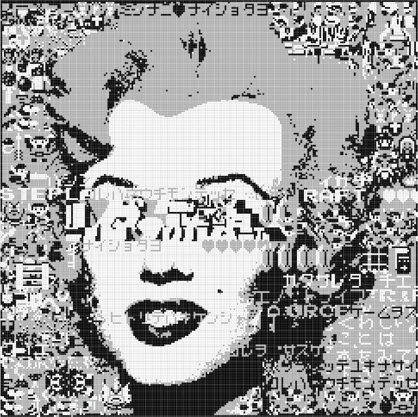 森洋史の個展「ハイパーファブリック」開催、マリリン・モンロー